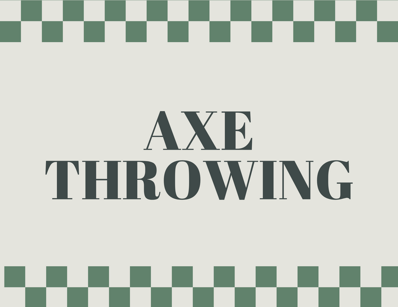 Axe Throwing Sponsor