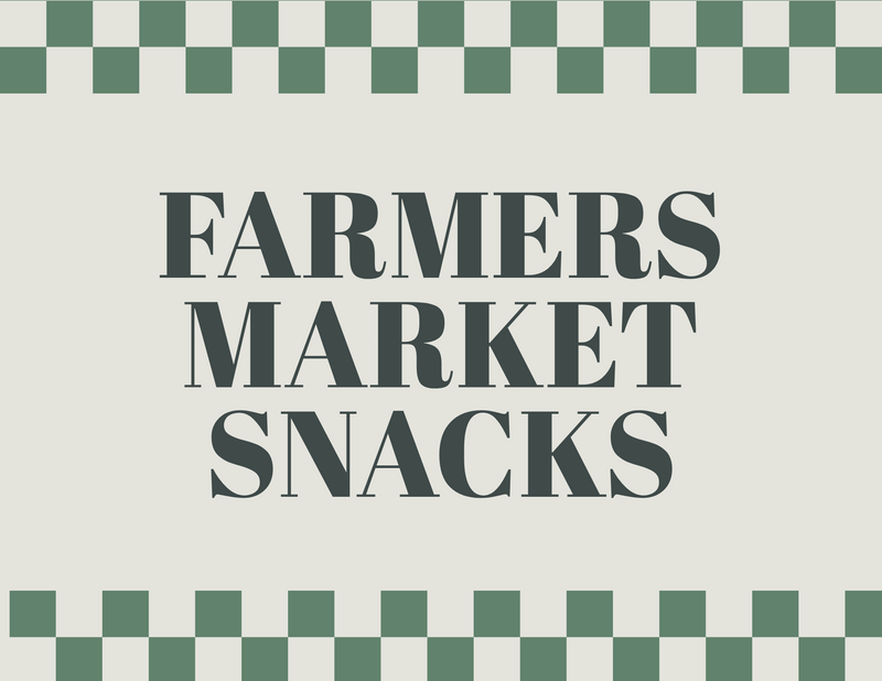 Farmers Market Snack Sponsors