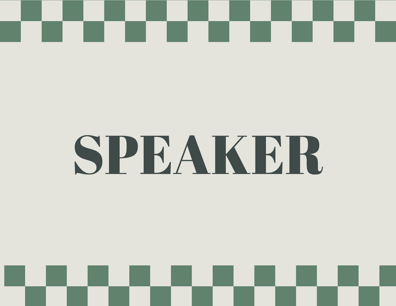Speaker  Sponsor